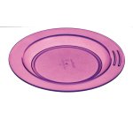 assiette demi-creuse en copolyester