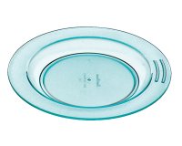 assiette demi-creuse en copolyester Ø 23 cm vert