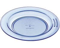 assiette demi-creuse en copolyester Ø 18 cm bleu