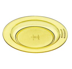 assiette demi-creuse en copolyester Ø 18 cm jaune