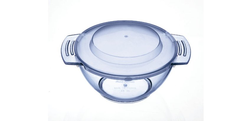 couvercle copolyester pour  bol 45  cl bleu