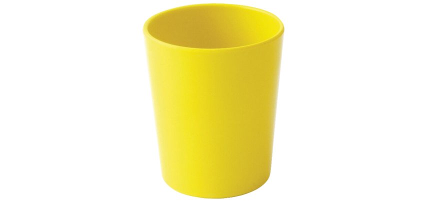 gobelet 20 cl mélamine jaune