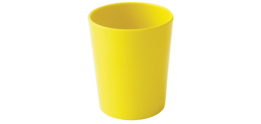 gobelet 20 cl mélamine jaune