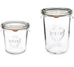 Weck bocal avec couvercle et joint 85 cl ø 10 cm h 14,7 cm