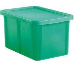 bacs de couleur pour HACCP avec couvercle 600x400 hauteur 23 cm 35 vert