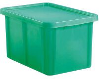 bacs de couleur pour HACCP avec couvercle 600x400 hauteur 23 cm 35 vert