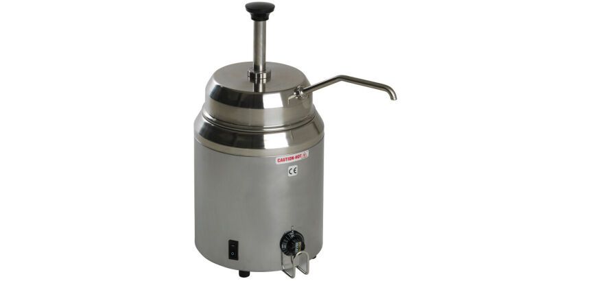 bain-marie à pompe avec bol 2.8 pour sauce chocolat