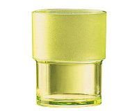 gobelet empilable en copolyester jaune 16 cl