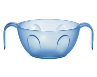 bol avec poignées doubles ergonomiques bleu