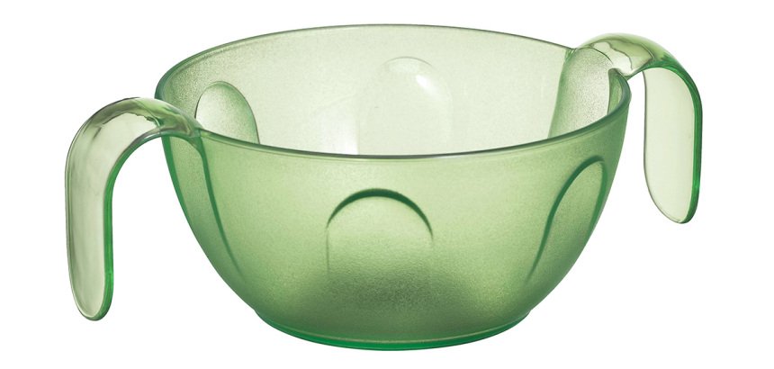 bol avec poignées doubles ergonomiques anis