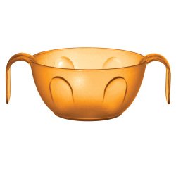 bol avec poignées doubles ergonomiques orange