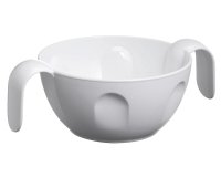 bol avec poignées doubles ergonomiques blanc