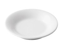 assiette en mélamine Ø 12 cm blanche