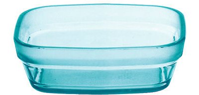 ravier carré en copolyester 9,7 x 9,7 cm vert