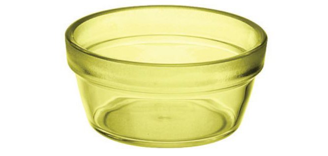 ramequin en copolyester 16 cl Ø 8,6 cm jaune