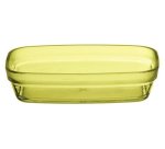 ravier rectangulaire en copolyester translucide de couleur et couvercle