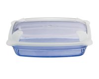ravier rectangulaire en copolyester. 14,7 x 9,7 cm bleu