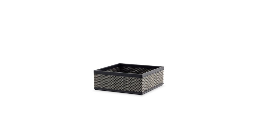 Loft gris corbeille 16x16x6cm