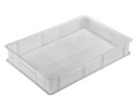 bac gerbable ajouré blanc 600x400 hauteur 10 cm 20 l