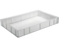 bac gerbable plein blanc 600x400 hauteur 32 cm 64.5 l
