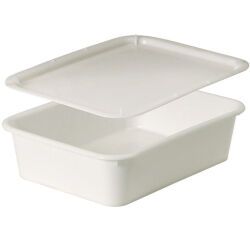 couvercle pour bac à pâtons rectangulaire PEHD spécial diviseuse