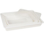 bac rectangulaire plat PEHD 43.5x28.5x8 cm