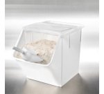 bac à ingrédients avec couvercle transparent - 40 L