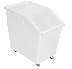 bac à ingrédients avec couvercle et roues - 80 L