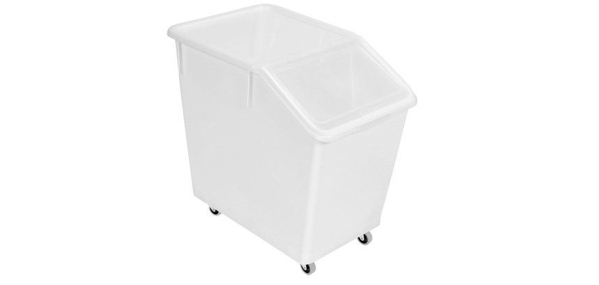 bac à ingrédients avec couvercle et roues - 80 L