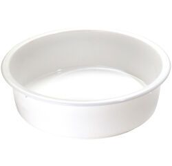 bac à pâtons rond PEHD blanc pour conservation ou fermentation 14 L
