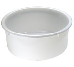 bac à pâtons rond PEHD blanc pour conservation ou fermentation 24 L