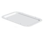 couvercle demi bac à diviseuse 40x30 cm - 7 L - blanc
