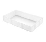 bac à pâtons PEHD 53x32.5x9 cm 12 L blanc