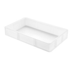 bac à pâtons PEHD 53x32.5x9 cm 12 L blanc