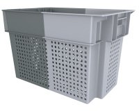 manne gerbable emboîtable pour pains courts 600x400 hauteur 40 cm 70 L