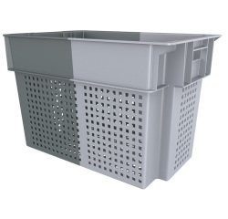manne gerbable emboîtable pour pains courts 600x400 hauteur 40 cm 70 L