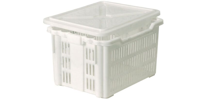 couvercle pour bac gerbable emboîtable 520x400 blanc