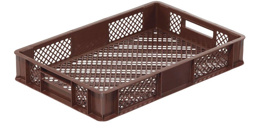 bac ajouré spécial BP 600x400 hauteur 10 cm marron