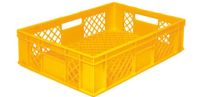 bac ajouré spécial BP 600x400 hauteur 24 cm jaune