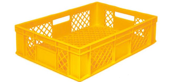bac ajouré spécial BP 600x400 hauteur 32 cm jaune