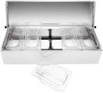 Matfer condibox avec 5 bacs GN 1/9 cristal
