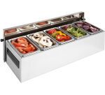 Matfer condibox avec 5 bacs GN 1/9 inox