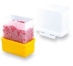 Duobox boîte à couvercle réversible conteneur et égouttoir 23.8x15.4x29.5 cm