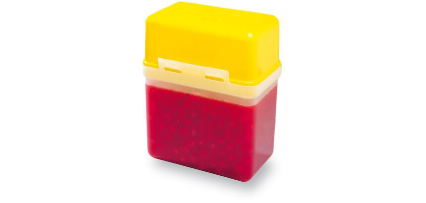 Duobox boîte à couvercle réversible conteneur et égouttoir 23.8x15.4x29.5 cm