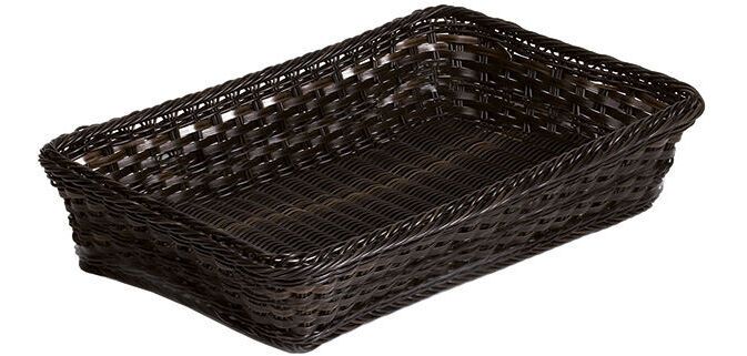 manne en polypropylène tressé GN 1/1 h10 cm