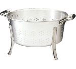 passoire en aluminium à pieds et à anses 28 cm