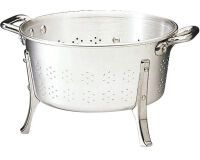 passoire en aluminium à pieds et à anses 28 cm