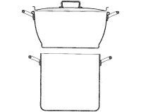 Classe Alu couscoussier avec couvercle 28 cm