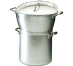 Classe Alu couscoussier avec couvercle 28 cm