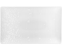 Agrume assiette rectangulaire 34,5 x 21 cm